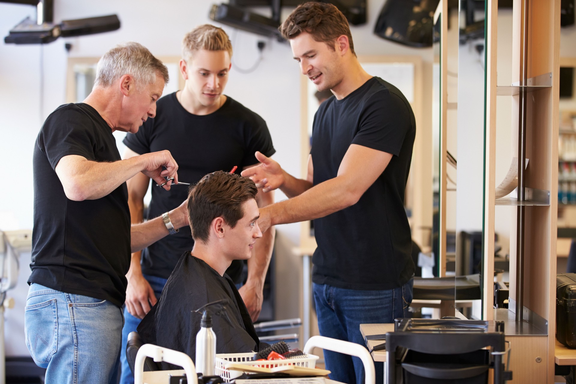 Teacher Training Mature Students In Hairdressing