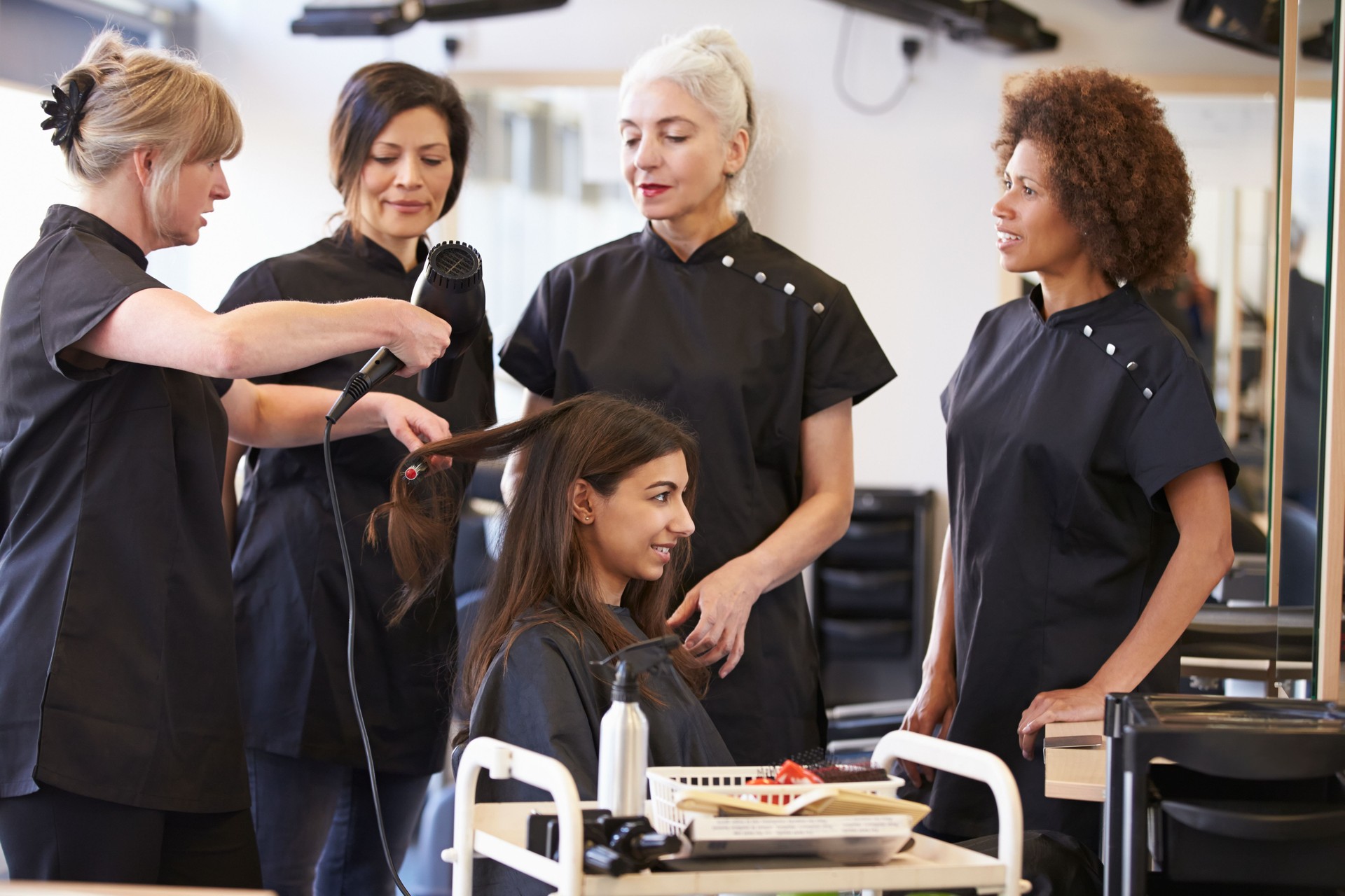 Teacher Training Mature Students In Hairdressing